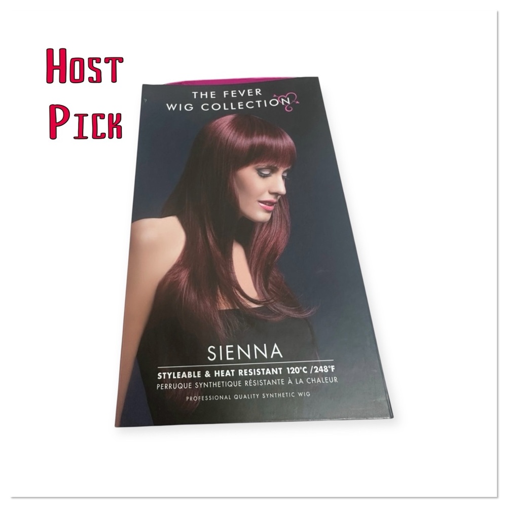 ⭐️Host Pick⭐️Fever collection wig in Sienna color long feathered style NWOT